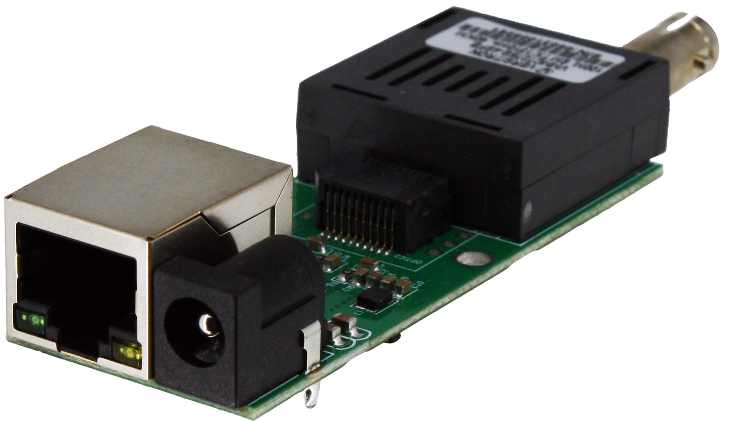 10/100/1000Base-T to 100Base-FX Single Fiber Ethernet Media Converter – NDAA Compliant