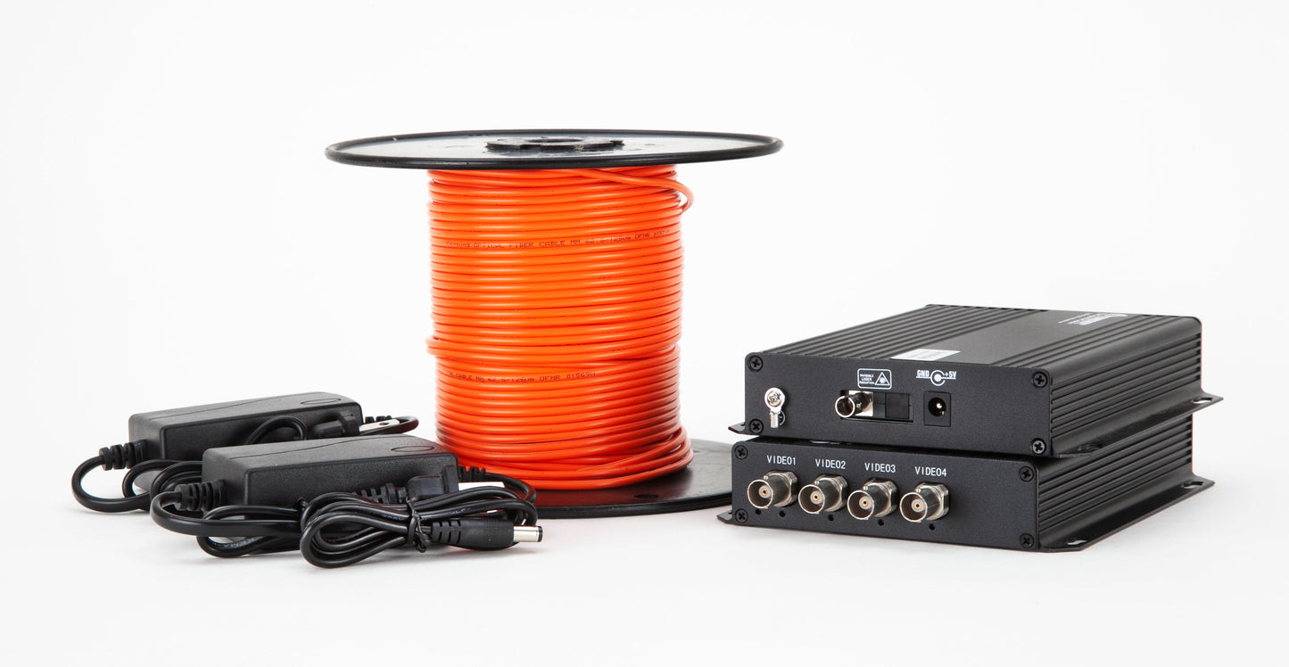 4-Channel HDTVI Video Installation Kit | ST, MM