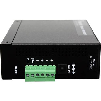 10-Port Managed Industrial Switch | 8-10/100, 2-100FX MM ST