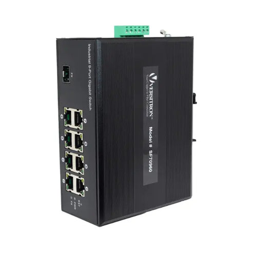 9-Port Unmanaged Industrial Switch, 8-Gigabit Ethernet RJ45 Port , 1-SFP Port