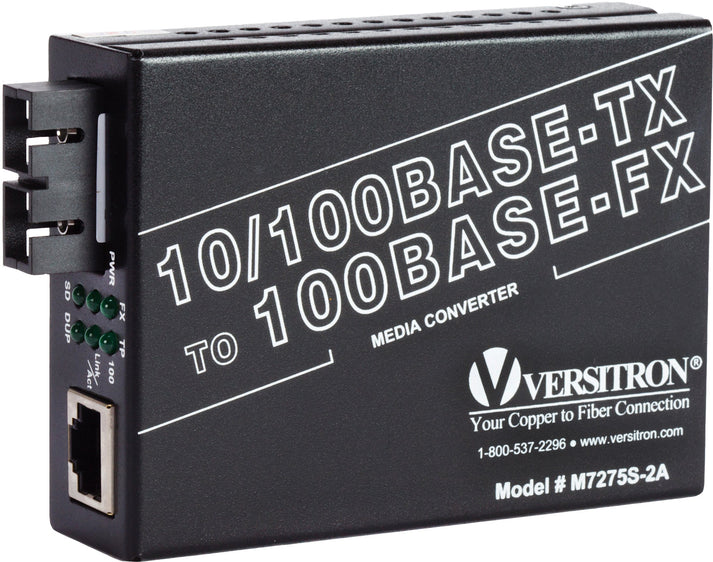 10/100 Base-TX to Fiber Singlemode SC