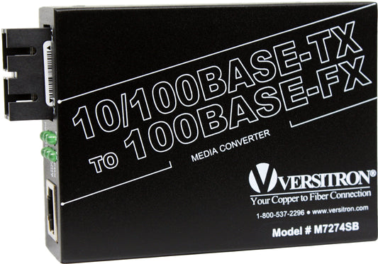 10/100TX-FX Media Converter | 1-RJ45 Ethernet Port, 1-SC Fiber Port, MM