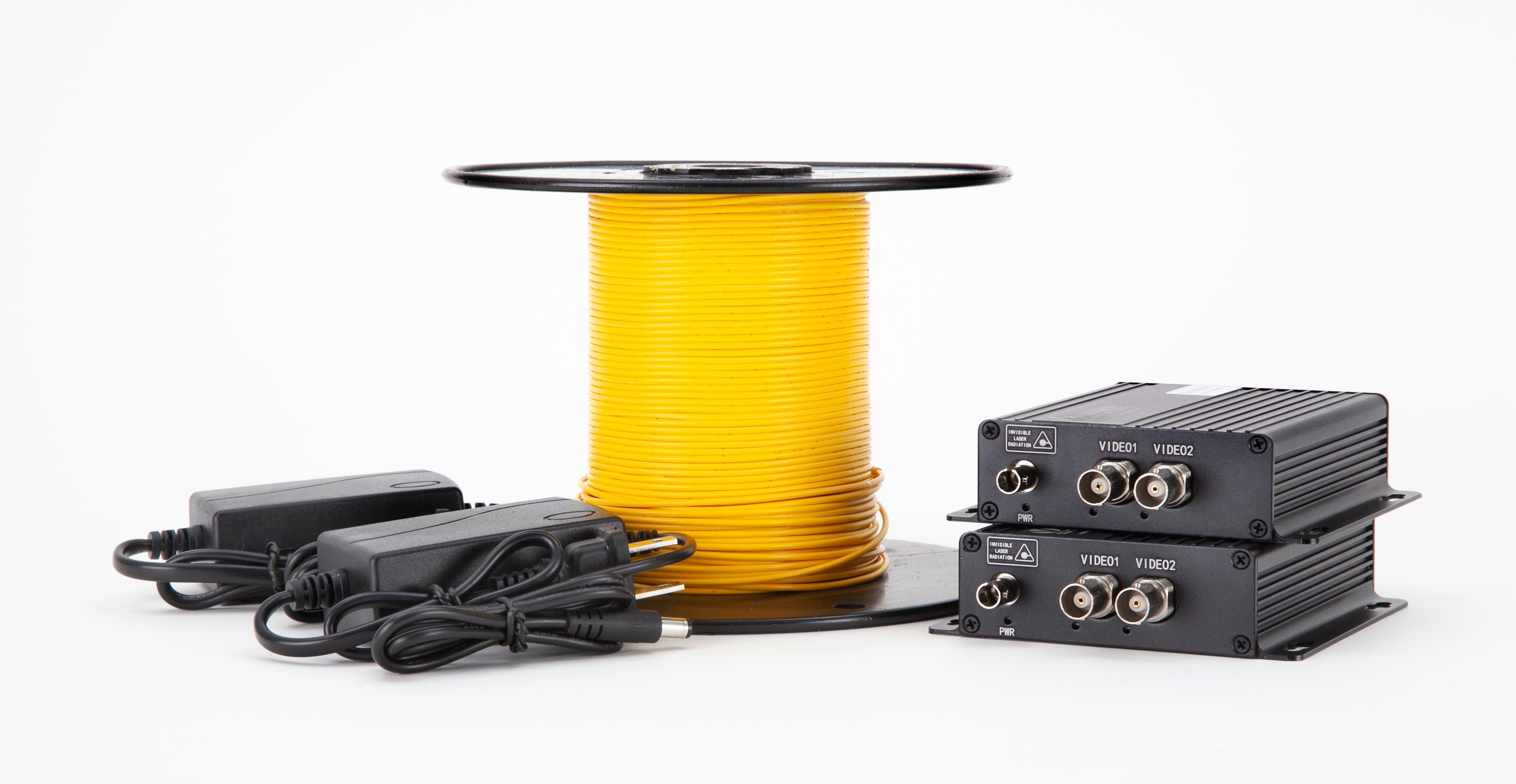 Single-Mode ST 2 Channels AHD Video Installation Kit- AHDTR2005 – Versitron