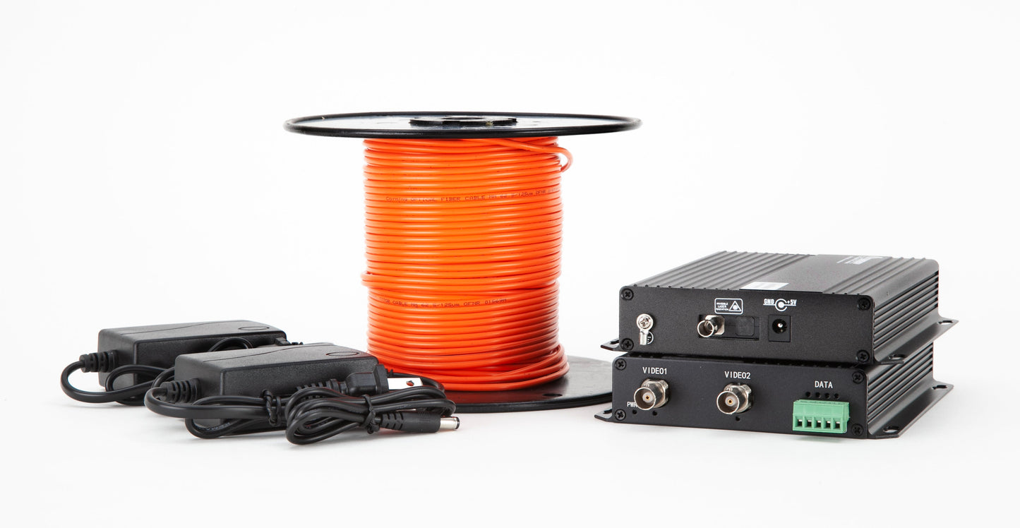 2-Channel HDTVI Video Installation Kit | Data, ST, MM