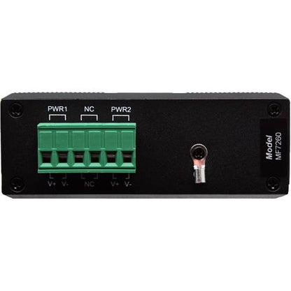 Gigabit Industrial Media Converter | 1-RJ45 Ethernet Port, 1-SFP Fiber Port