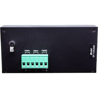 10-Port Managed Industrial Switch | 8-RJ45 Ethernet Ports, 2-100FX Ports, ST, MM