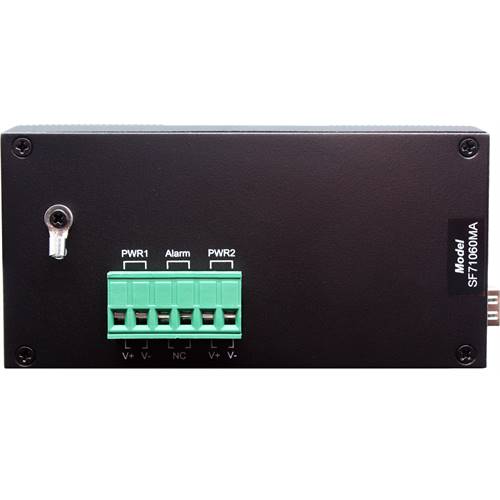 10-Port Managed Industrial Switch | 8-RJ45 Ethernet Ports, 2-SFP Fiber Ports