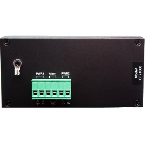 10-Port Unmanaged Industrial Switch | 8-RJ45 Ethernet Ports, 2-SFP Fiber Ports