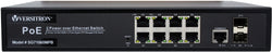 10-Port Managed PoE Switch | 8-RJ45 Ethernet Ports, 2-SFP Ports